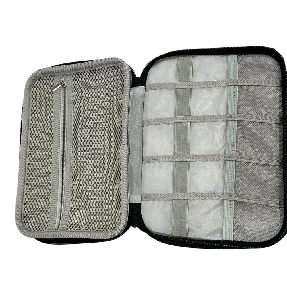Luxtude Black Travel Hard Case for Electronics Accessories